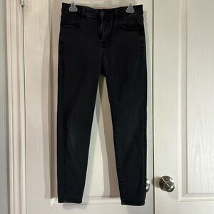 AE black skinny jeans